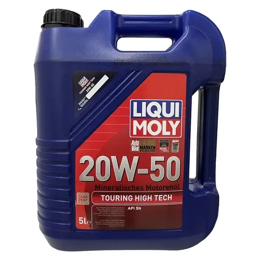 روغن موتور لیکومولی Touring High Tech Plus 20W50 API SN حجم 5 لیتری