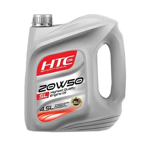 روغن موتور اچ تی سی 20W50 API SL حجم 4.5 لیتری
