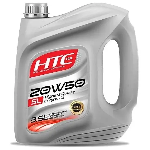 روغن موتور اچ تی سی 20W50 API SL حجم 3.5 لیتری