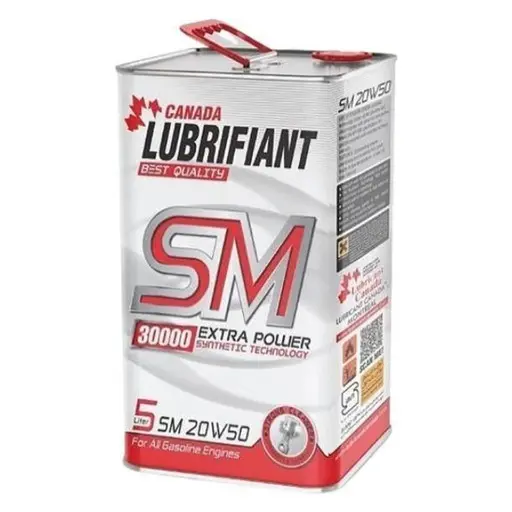 روغن موتور لوبریفنت کانادا 20W50 API SM حجم 5 لیتری