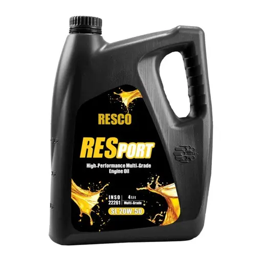 روغن موتور ایرانول مدل رسکو 20W50 SL حجم 4 لیتر