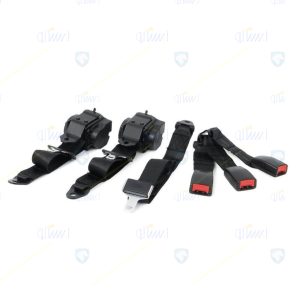 مجموعه كمربند ايمني عقب بژ(سه نقطه ايي) پژو 405 شرکتی اصل ایساکو - نمایندگی ایرانخودرو نقشینه