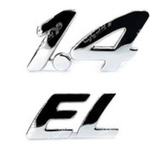 آرم EL 1.4روي گلگيرجلو(تيپ1) پژو 206 شرکتی اصل ایساکو - نمایندگی ایرانخودرو نقشینه