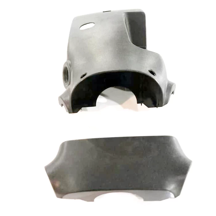 مجموعه قاب زيري و رويي فرمان(سوراخ دسته راهنما بيضي)-خاكستري تيره دنا ودنا پلاس دنا شرکتی اصل ایساکو - نمایندگی ایرانخودرو نقشینه