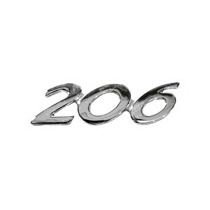 آرم 206روي درب اتاق بار پژو 206 شرکتی اصل ایساکو - نمایندگی ایرانخودرو نقشینه