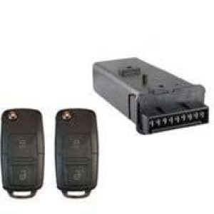 مجموعه كنترل يونيت قفل مركزيEMS:BOSCH(با2عدد ريموت معمولي دودگمه بدون تيغه) پژو 405 شرکتی اصل ایساکو - نمایندگی ایرانخودرو نقشینه